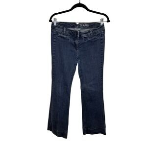 New York & Company Dark Blue Flare Jeans